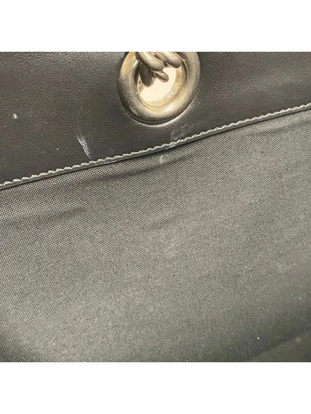 Balenciaga Tote Duty Ivory Black Leather